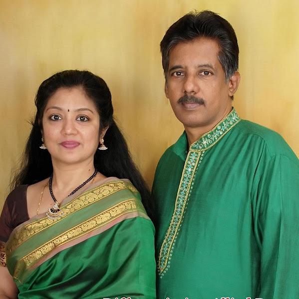 Jayanthi Sundar with husband Sundararaman